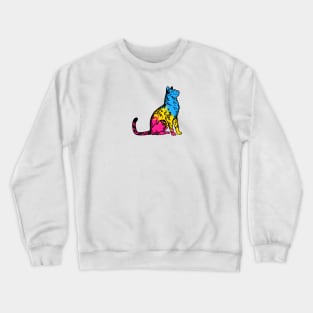 pan pride kitty Crewneck Sweatshirt